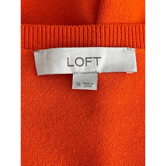 LOFT Scoop Neck Long Sleeve Knit Top Women's Size XL - Picture 3 of 8